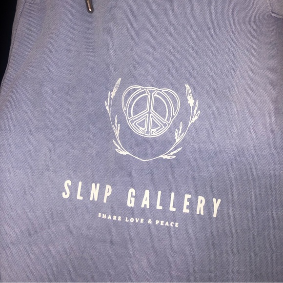 SLNP Gallery Share Love & Peace Premium Purple Ice Joggers - Picture 3 of 4